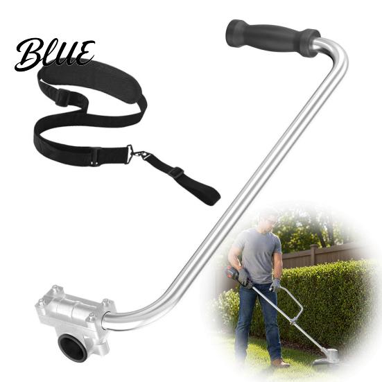 Lawn Edging Tool Handle Trimmer Handle Weed Eater Extension Ergonomic String with Clamp Reduces Arm Fatigue Back Strain for Yard Care Landscaping