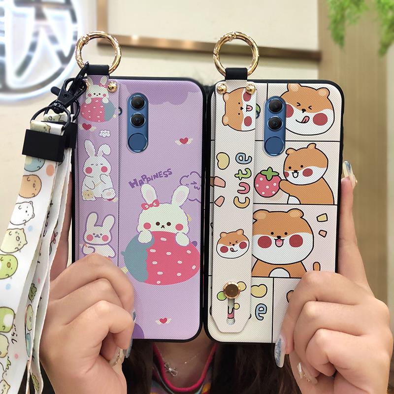 Protective Ring Phone Case For Huawei Mate 20 Lite Dirt-resistant Phone Holder Fashion Design Soft case Back Cover Cute
