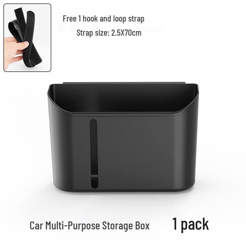 Multi-purpose Car Seat Organizer & Tissue Dispenser with Trash Bin