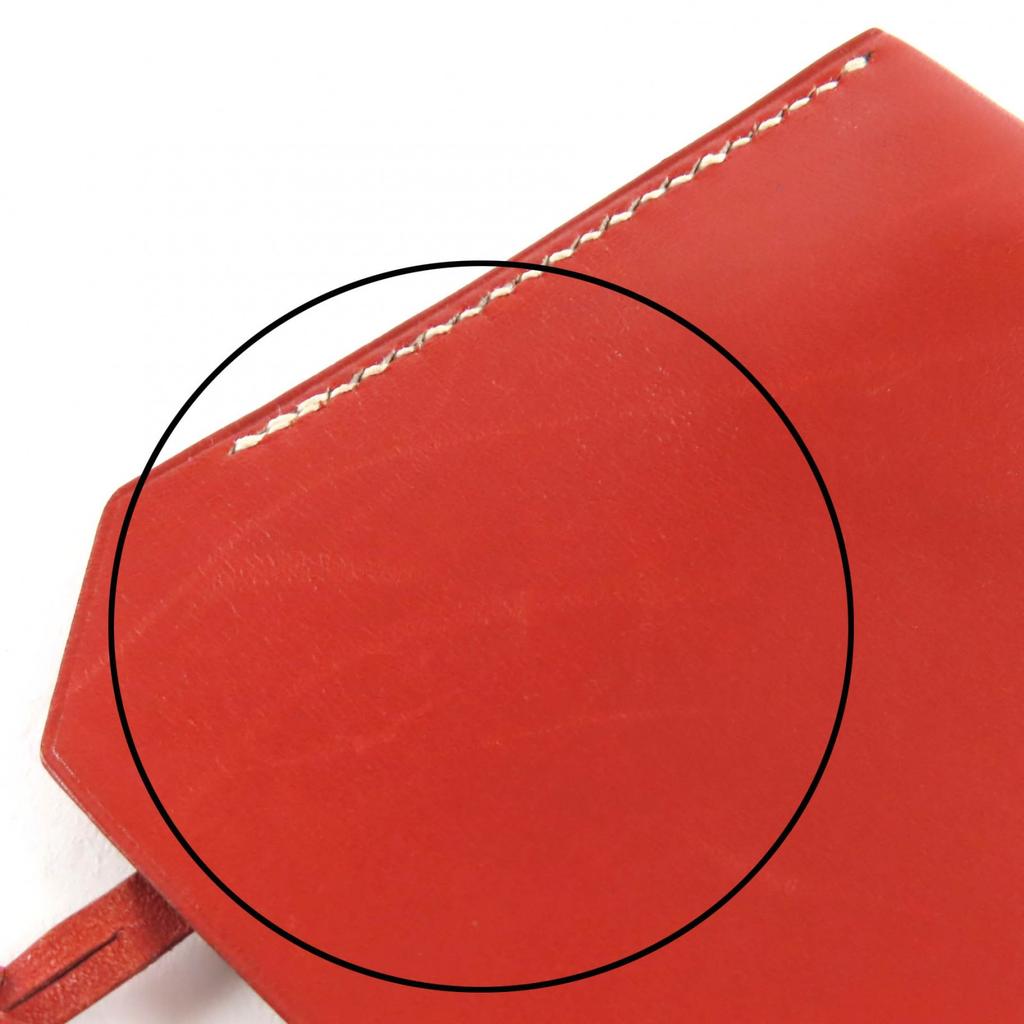 HERMES Necklace Margiela-era Clochette Brown leather Used