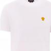 Versace Solid Color Pattern Printed Round Neck Pullover T-Shirt Men Tops White 1008481-1A08489-1W000