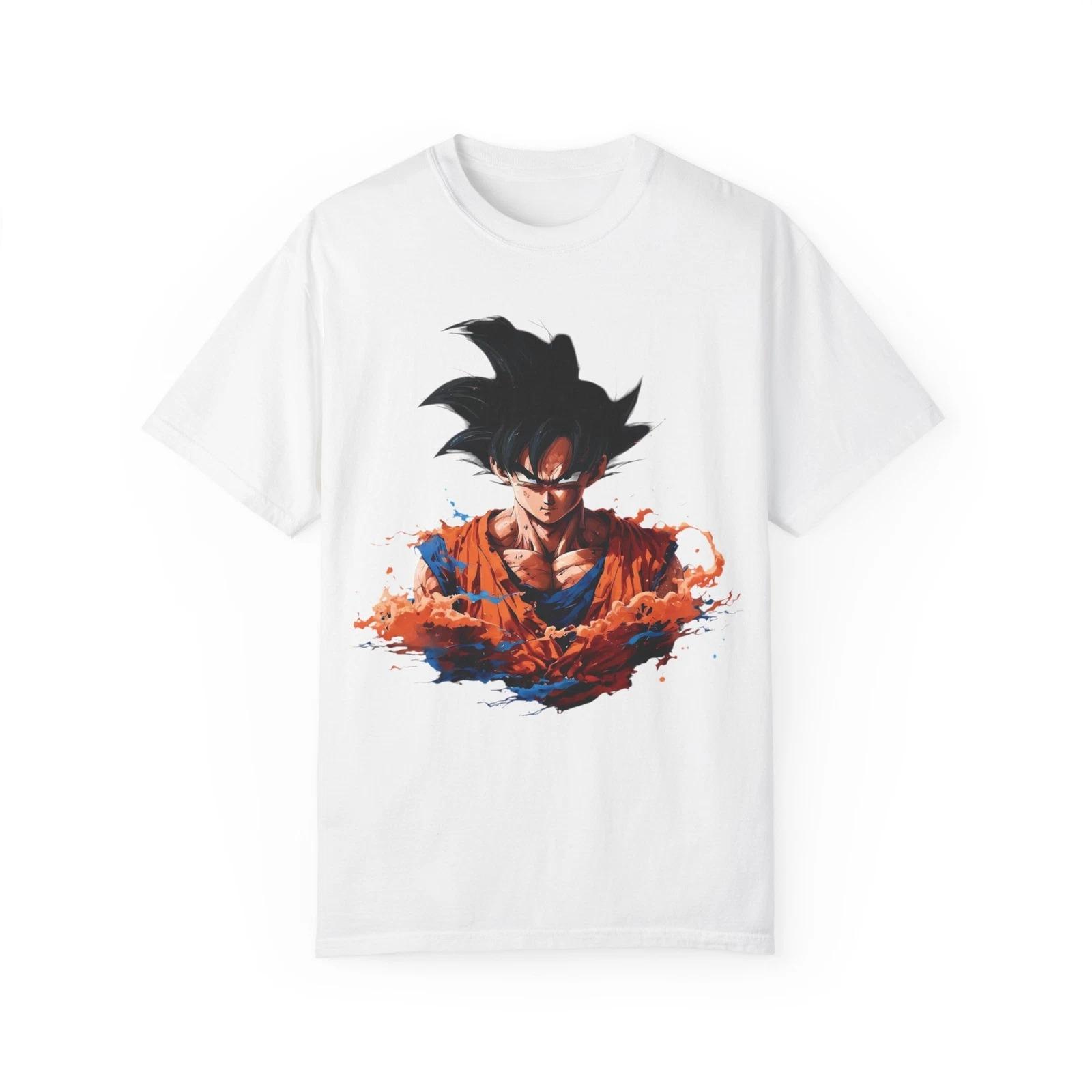 

Dragon Ball Son Goku Anime Print Summer T-shirt Men Women Leisure Sports Loose and Comfortable Fitness Short Sleeves Y2k Top S