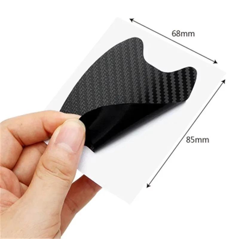Carbon Fiber Scratches Resistant Cover Auto Handle Protection Film For 4Pcs/Set Car Door Sticker 3d Small size