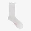 [YLYL X Bonjour March] Rosy-rose Socks, CREAM