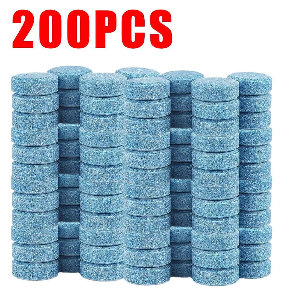 1-200PCs Solid Car Windshield Cleaners Effervescent Tablets Windscreen Window Glass Dust Wiper Car Wash Tool Car Accessories