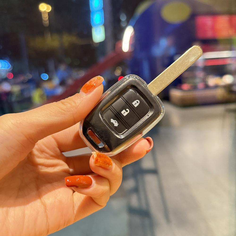 2 3 4 butoane TPU Husa pentru chei de masina Carcasa pentru Honda Accord 2016 2017 Civic 2018 2019 Accesorii fara cheie de la distanta