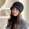 Knitted Hat Women's Winter Wool Hat Autumn and Winter Versatile Winter Warm Knitted Hat Women