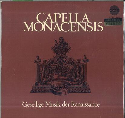 

LP Record KURT WEINHOPPEL CAPELLA MONACENSIS Gesellige Musik Der Renaissance AVRS5030 AMADEO Austria Classical Used