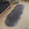 Non Slip Plush Rug Irregular Irregular Fur Rug Washable Faux Fluffy Rug  Bedroom