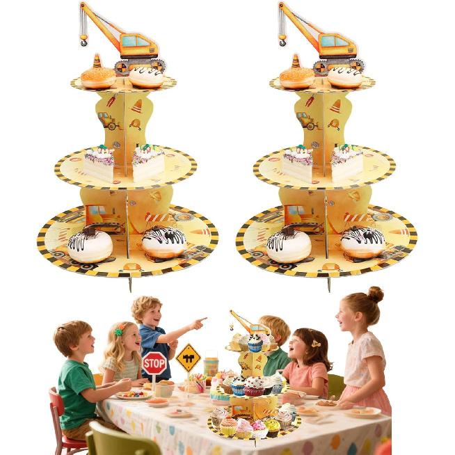 3 Tier Butterfly Cupcake Stand,Suitable for Butterfly Themes – Easy to Assemble& Reble(1Butterfly)