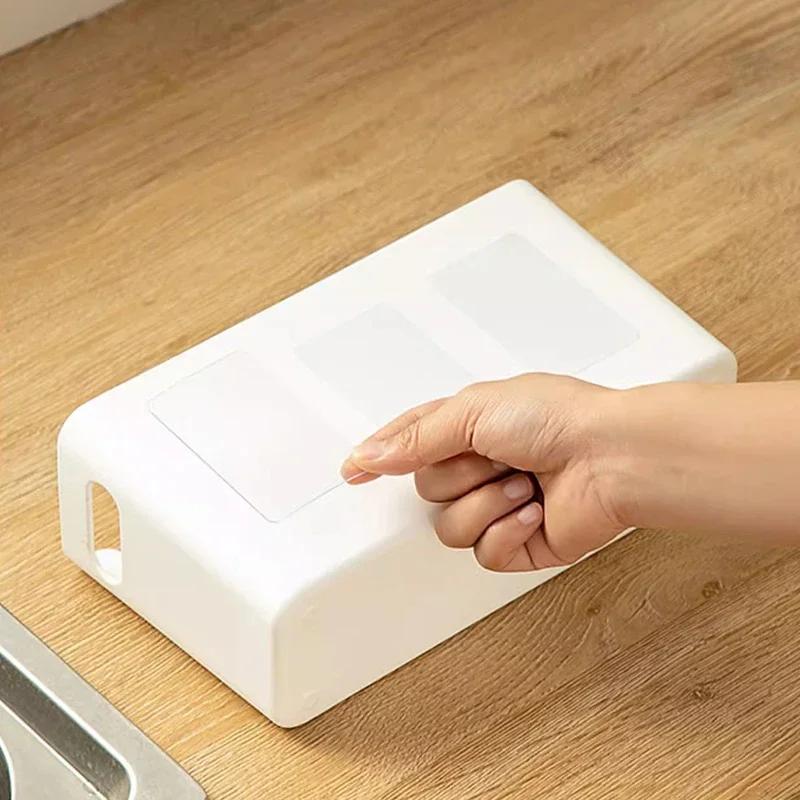 1pc Plastic Crisper Kitchen Storage Organization Refrigerator Storage Box Fruit and Vegetable Freezer Kitchen Home Organizer