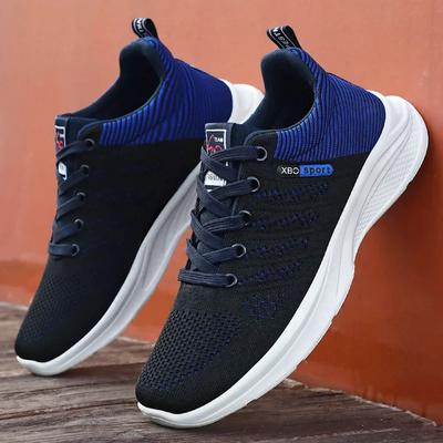 2024 Herbst Neue Farbblock-Mode Sportschuhe für Herren Mesh Atmungsaktiv Lässige Einzelne Schuhe Bequeme Vielseitige Schuhe