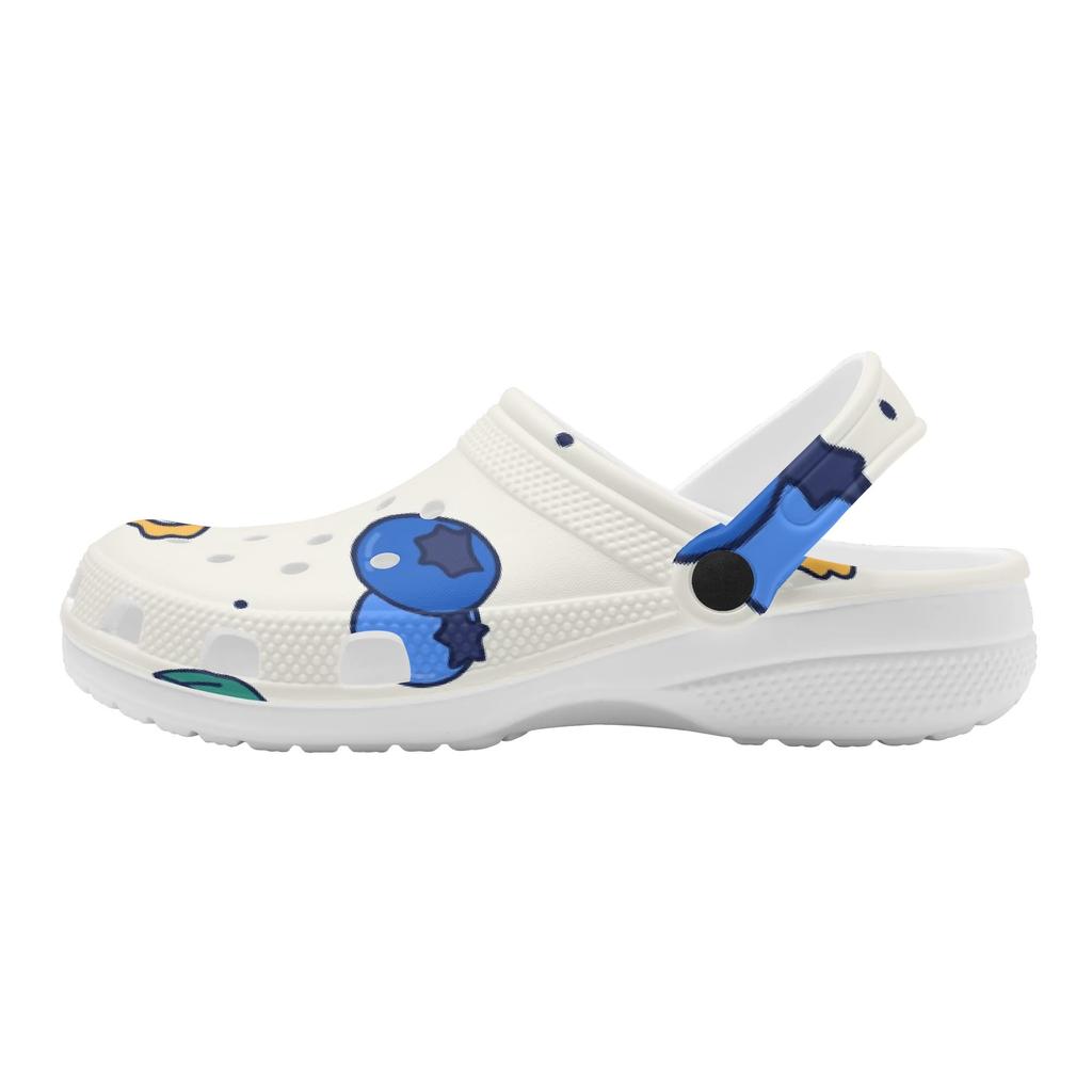 Allover Printed EVA Clogs for Women Men Soft Sole Lightweight Slip On Casual Footwear Soft Sole Summer Sandals Casual Daily Wear