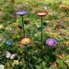 4Pcs Bird Feeder with Ground-Mounted Bracket Easy To Install Anti-Rust