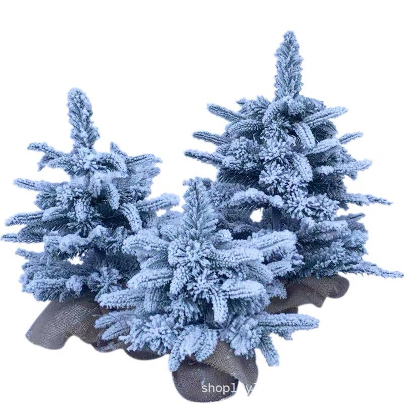 Mini Christmas Tree Snow Scene Desktop Ornament