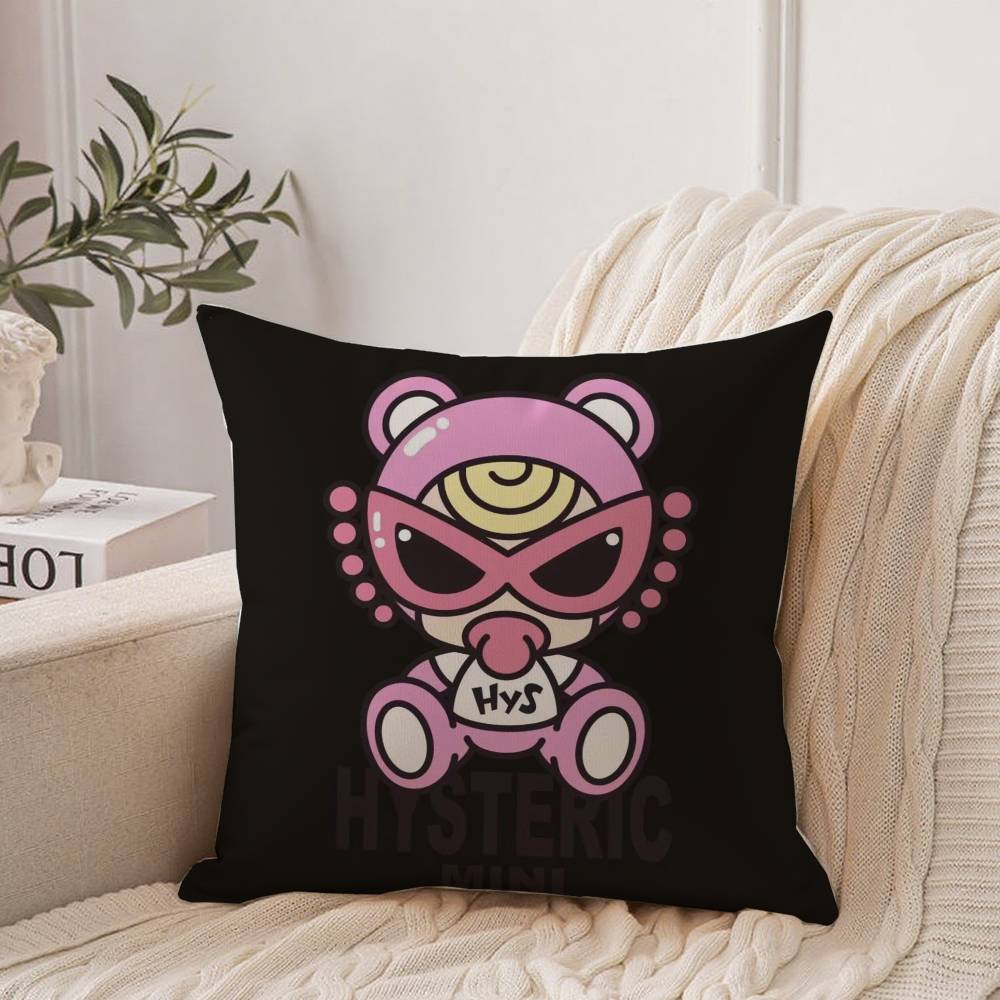Japan Fashion H-Hysteric M-Mini Pillow Case Home Decor Throw For Sofa Bed Car Room Decor Gift Idea