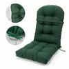 Cuscino per Sedia a Dondolo Adirondack, Spesso 44x20x4 Pollici, Cuscino Alto per Sedia da Patio, Cuscino Impermeabile per Seduta di Mobili da Esterno con Lacci