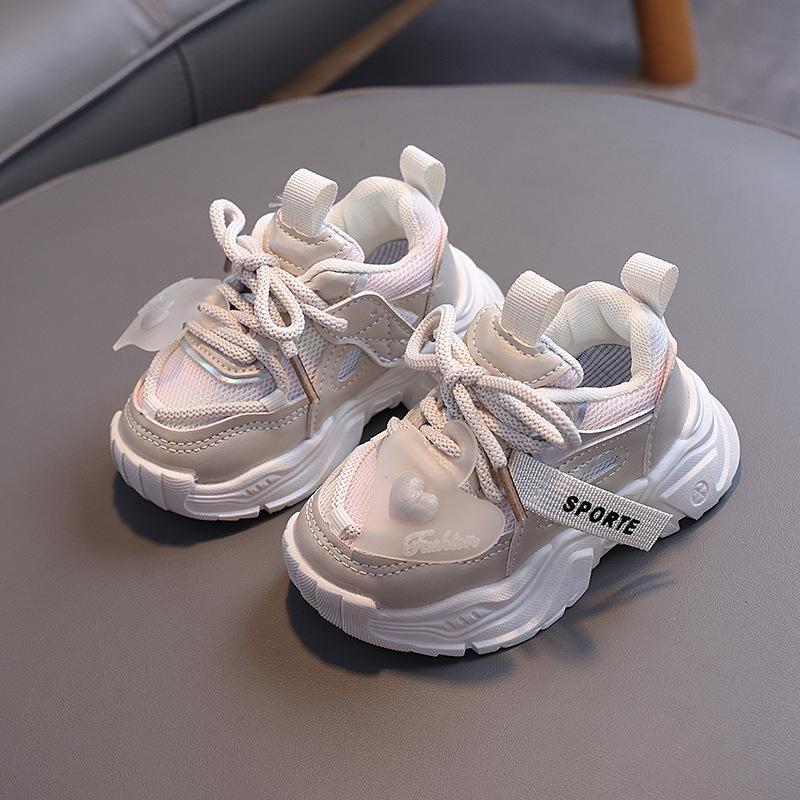 Girls' Casual Shoes Autumn New Girl Sports Shoe Anti Slip Girls Running Shoe Fashion Children Mesh Shoes Comfort Girls' Shoes
