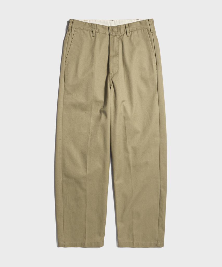 Beulonseun 1970S Straight-Leg Work Pants Khaki