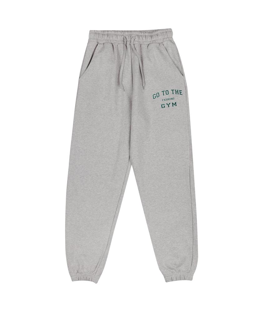 CREAM SODA LAB Go To The Gym Training Jogger Pants Gray