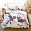 New 3D Printing Kawaii Girls bedding No Game No Life Bedding Set Cartoon Anime three-piece set Adult Kid Bedroom Duvetcover Sets