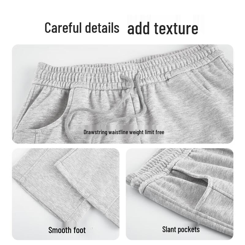 Mao Ren Women's Autumn Wide-Leg Casual Straight Trousers
