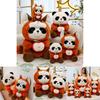 Cute Bear Plush Pillow Soft Pp Cotton Stuffed Toy For Adorable Gifts And Decorations