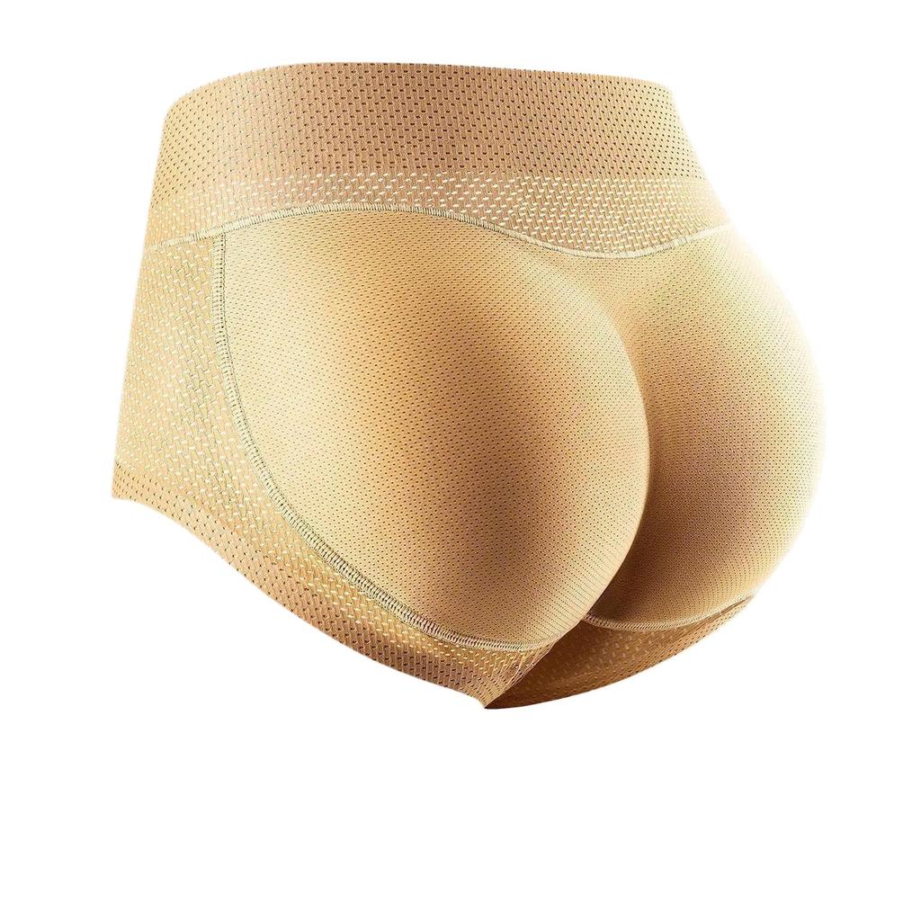 Women Mid‑Waist Butt Lifter Padded Underwear Hip Enhancer Seamless Fake Butt Peach Hip Shapewear Panties