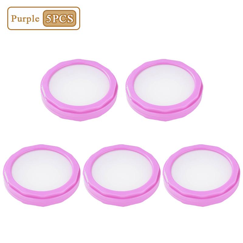 1-10PCS Silicone Food Storage Container Double Sided Lid Mini Fridge Organizer for Fruits Vegetables Fresh Keeping Kitchen Box