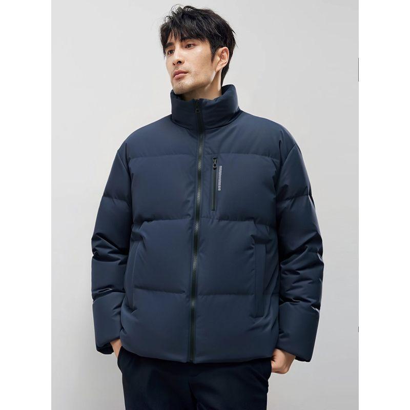 Outdoor Stand Collar Jacket Down Jacket Men's Winter Thickened Short Cotton Coat Export Men's Wear Workwear Bread Cotton-Padded Jacket