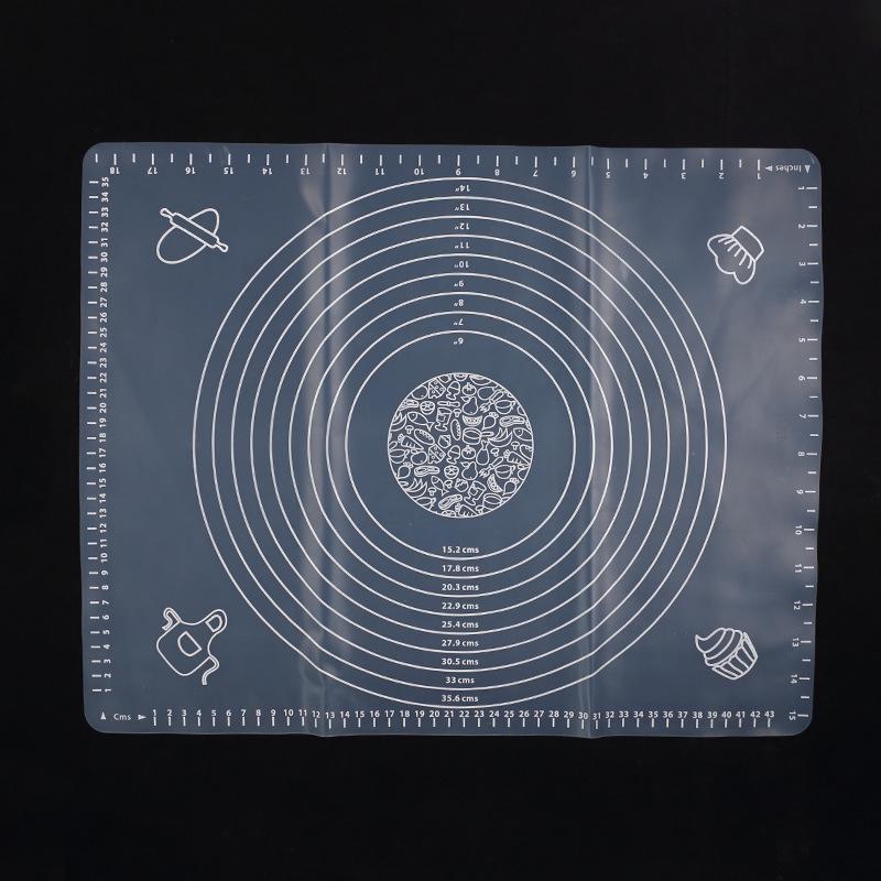 Silicone Kneading & Baking Mat - Heat-Resistant, Thick, Ideal for Dough, Noodles & Cutting