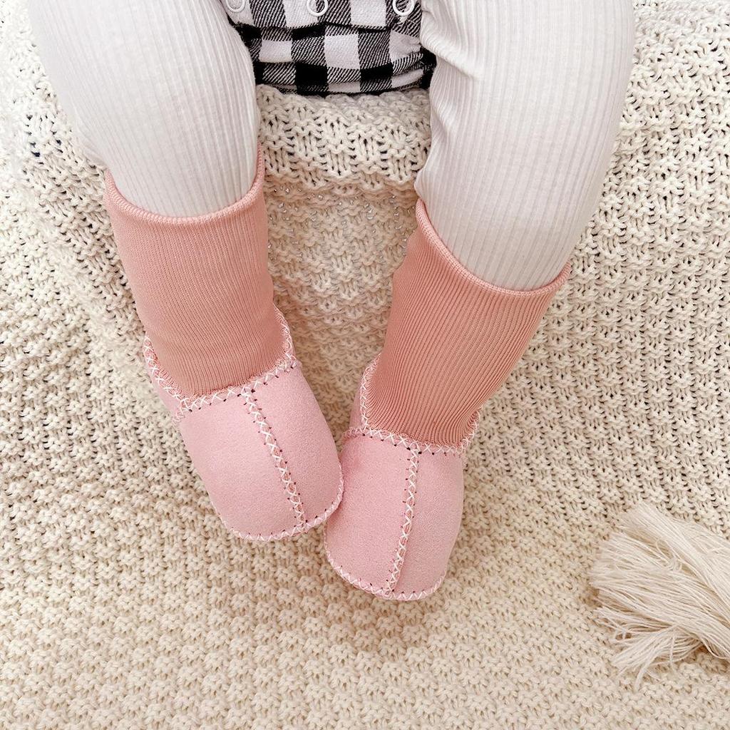 Newborn Non-slip Anti-wool Soft Sole Baby Toddler Shoes for Boys & Girls