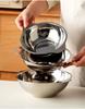 Double-Handled Large Capacity 304 Stainless Steel Soup and Noodle Bowl