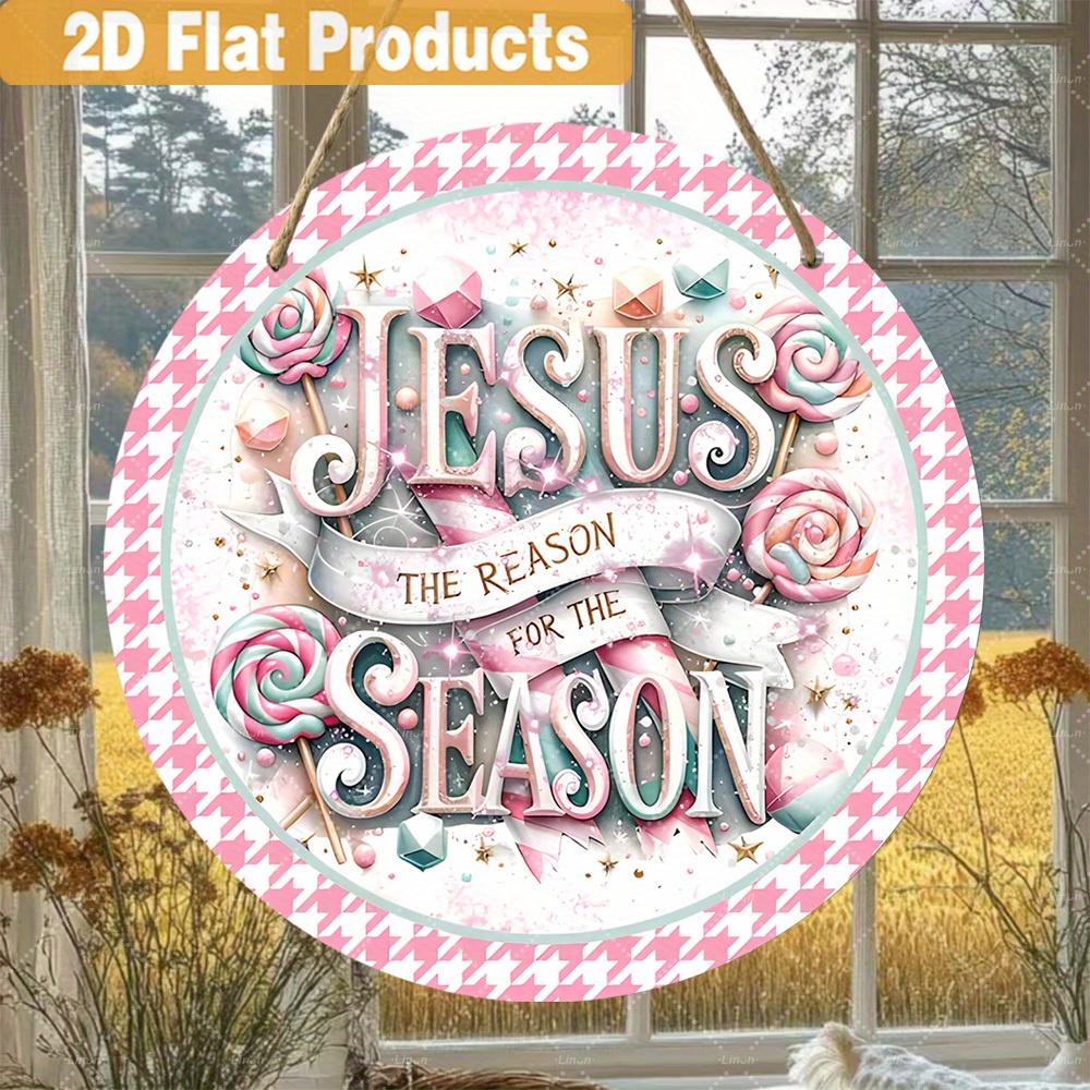 Vintage Christmas D Relief Art High Definition Metal Wall Art Set of Retro Round Iron Sheet Decor Includes Santa Truck Sno