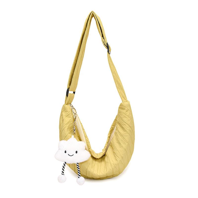 Crossbody bag women's 2025 new spring lazy style casual foreign style large capacity literary and simple shoulder bag tote bag