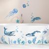 Stylish Aquarium Wall Stickers Featuring Sea and Waterproof and Perfect for Study and Creatures, Whales, Jellyfish, Fish. Removable. Kids' Rooms,