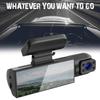IPS Touch Screen Car Dash Cam Driving Recorder Dual Lens Camera