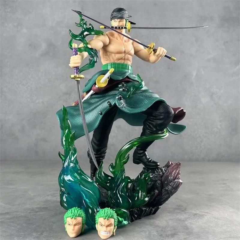 Anime One Piece Figures Gk Zoro Roronoa Action Figurine Pvc Room Collection Model Statue Doll Toys For Children Birthday Gifts