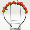 Rose Flower Crown Festival Headband Wedding Garland Floral Hairband Accessory