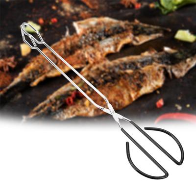 Edelstahl Grillzange Grill Buffet Speisenklemme BBQ Zange Küchenhelfer Kohlezange Küchenzubehör