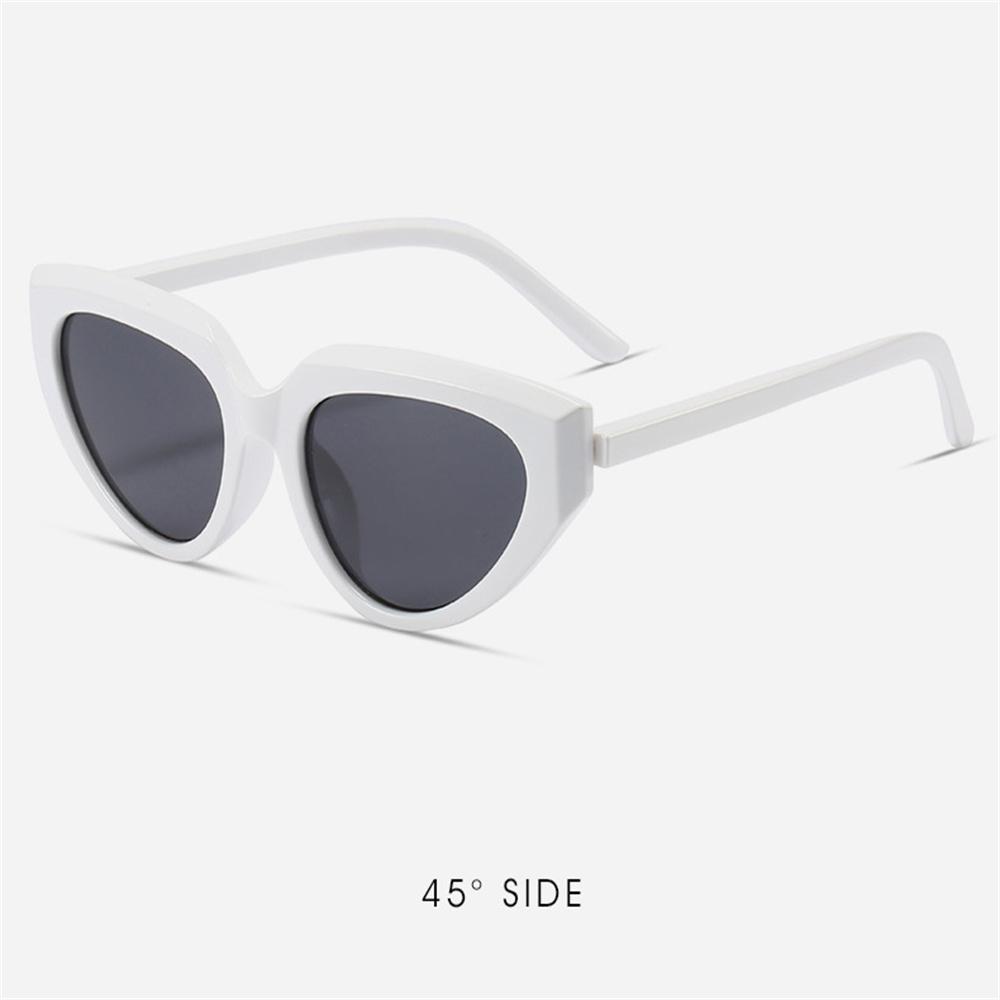 Cat Eye Sunglasses Retro Radiation Protection Eyeglasses Women Hip -Hop Sun Glasses For Female Outdoor Driving Uv400 Glasses
