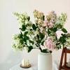 Artificial Flowers Lilac Bouquet for Home Office Decoration Realistic 3D Modeling Adjustable Stems Reusable Floral Arrangement Props