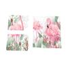 Tropical Flamingo Pattern Quilt Cover Bedding Set Three-Piece Quilt Cover Suitable For Bedroom Decoration