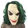 Halloween Horror Green-Haired Clown Mask LED Light-Up Soul-Return Clown Mask cosplay Clown latex mask