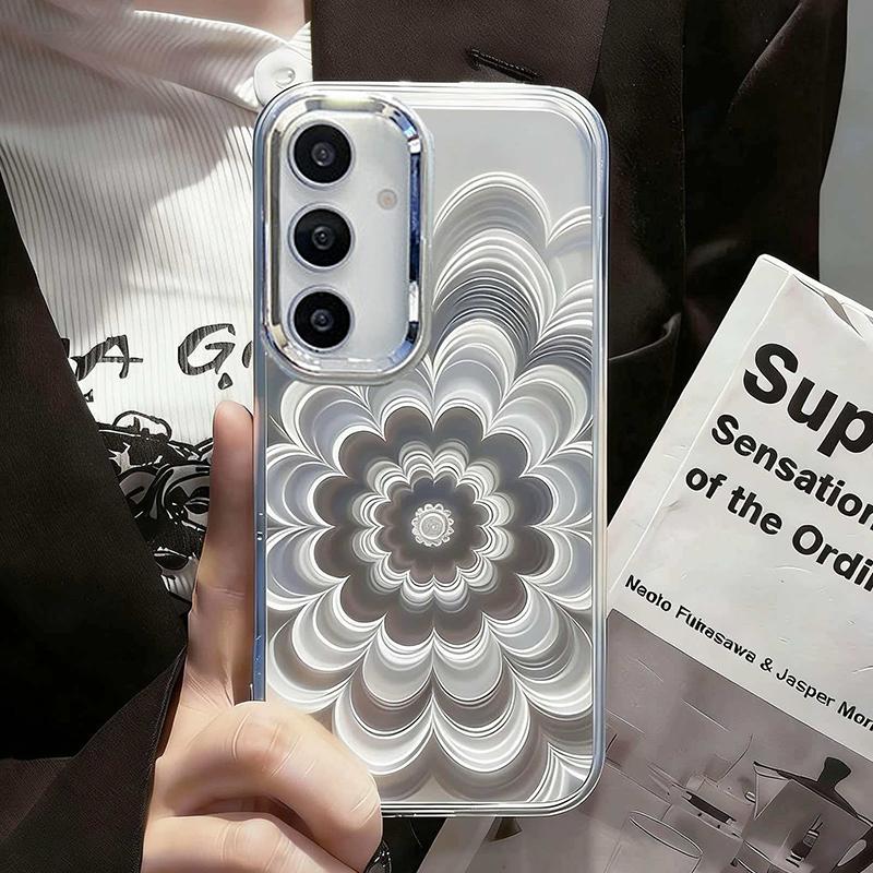 

Fashion Laser Flowers Case for Samsung Galaxy A57 A37 A17 A07 A56 A36 A16 A55 A35 A25 A54 A34 A53 A52 S26 S25 S24 Case Cover Soft TPU Phone Back Cases Samsung Galaxy A57 белый
