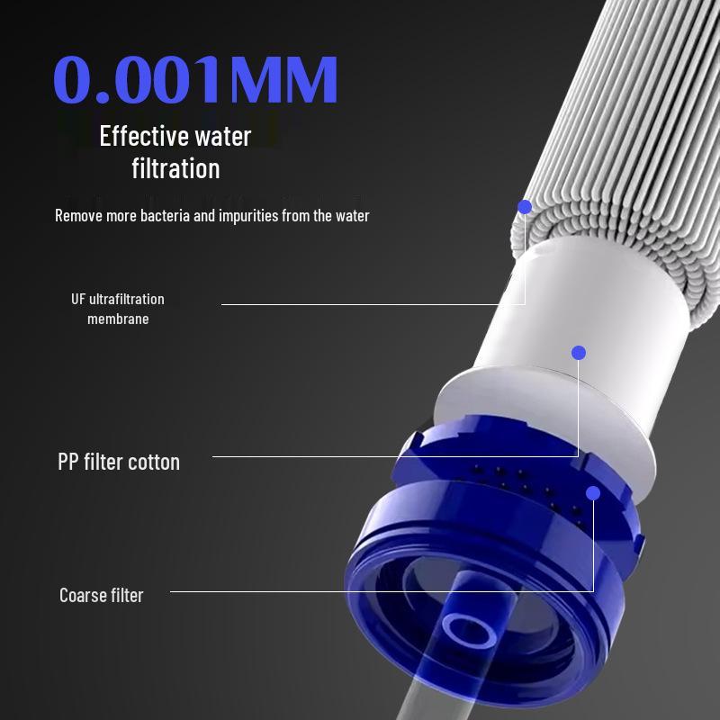 Wild Life Emergency Outdoor Water Filter & Purifier for Direct Drinking