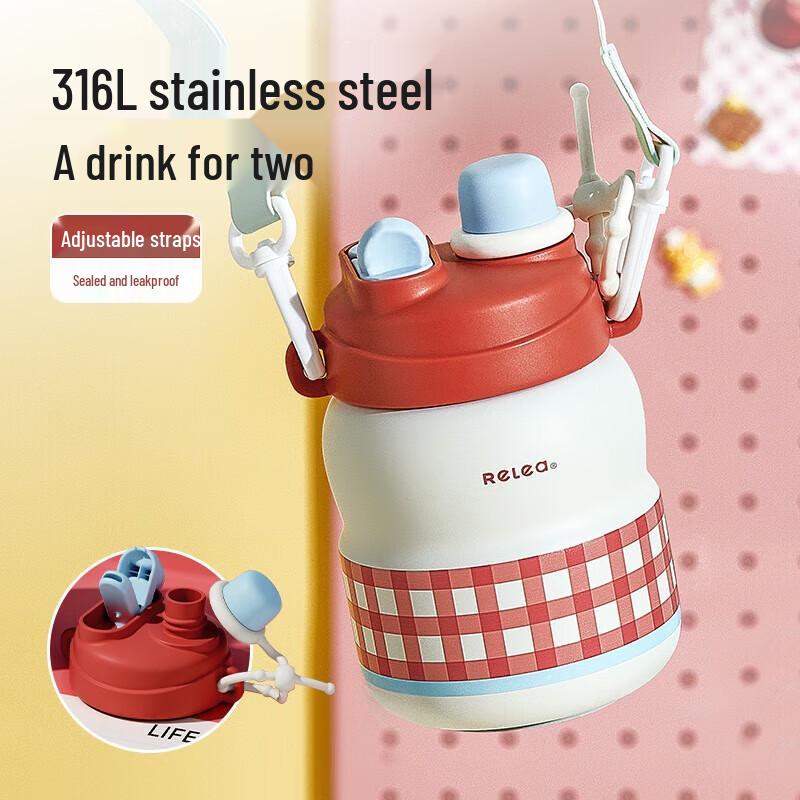 RELEA Chubby Insulated Straw Cup for Kids
