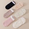 Non-slip Short Socks Coral Fleece Low Cuff Socks New Sleep Socks  Autumn Winter
