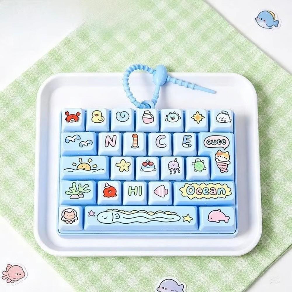 Wooden Fish Design Electronic Keyboard Toy Children's Hanging Ornament For Children