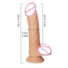 Soft Double-layer Silicone Huge Suction Cup Penis Realistic Dildo Lesbian Toy Fake Dick Big Anal Dildos Adult Sex Toys for Woman